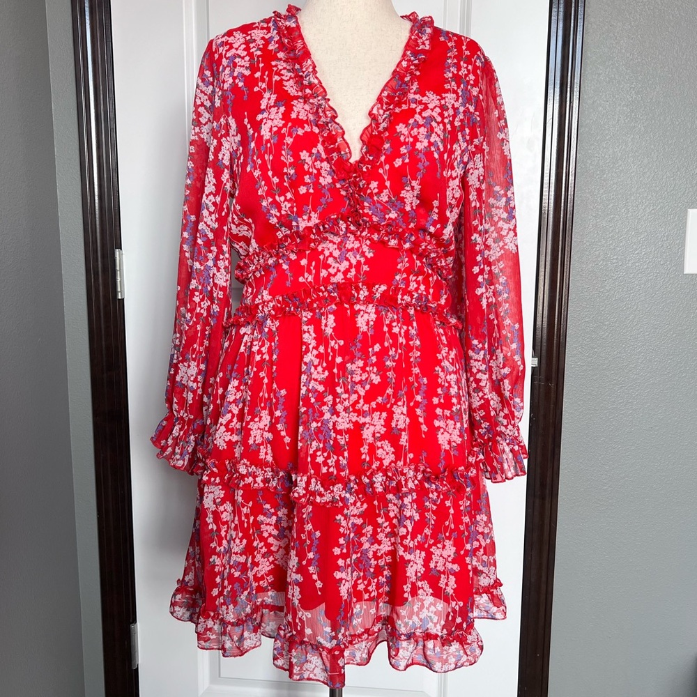 Long Sleeve Floral Dress